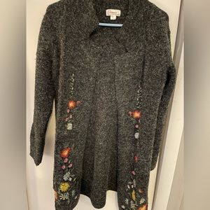 Kamana Open-Front Long Cardigan